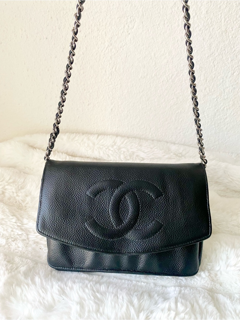 ❤️ CHANEL Caviar Timeless CC Wallet on Chain - Picture 15 of 17